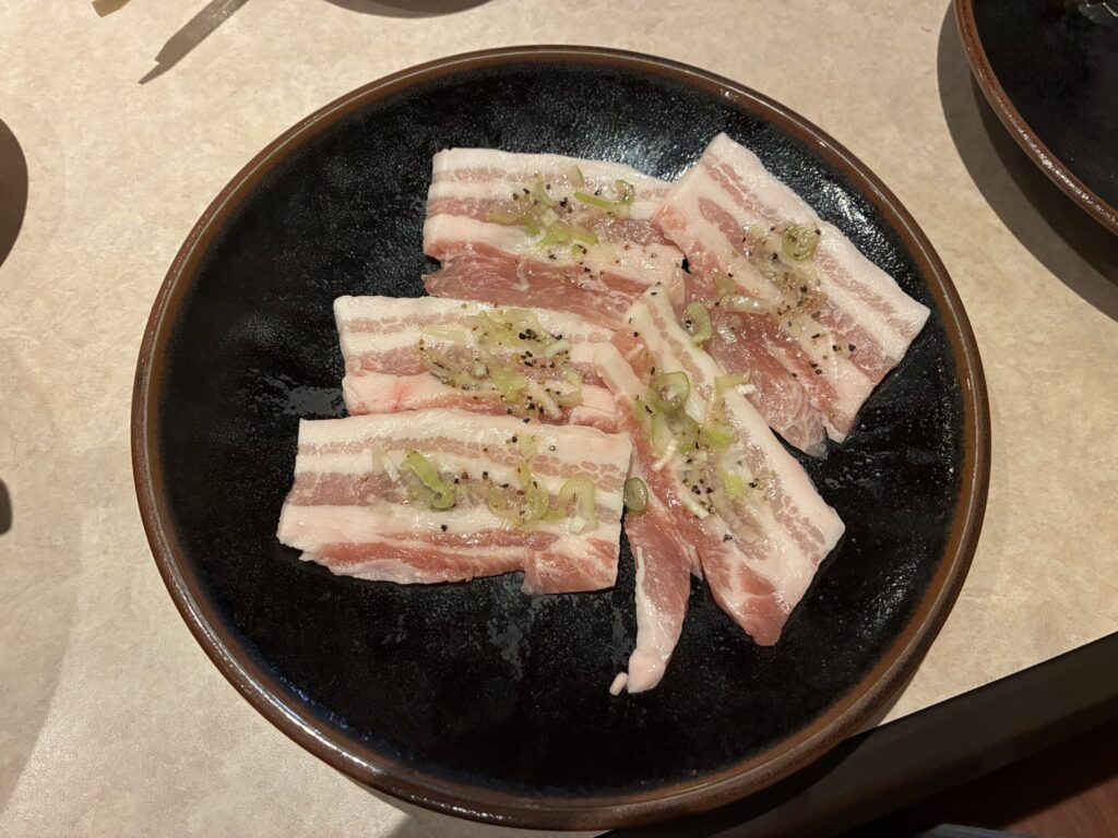 南房総、館山の焼肉屋山本、豚カルビ